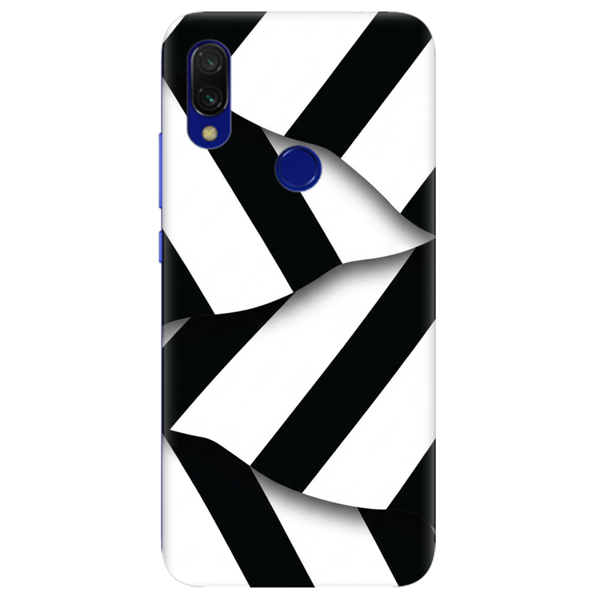 Чехол для Xiaomi Redmi Note 7 /  7Pro прозрачный LINE BLACK - фото 1 - Чехлы для телефонов