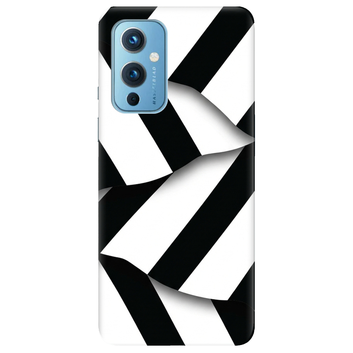 Чохол для OnePlus 9 (азіатська версія) прозорий LINE BLACK - фото 1 - Чохли для телефонів