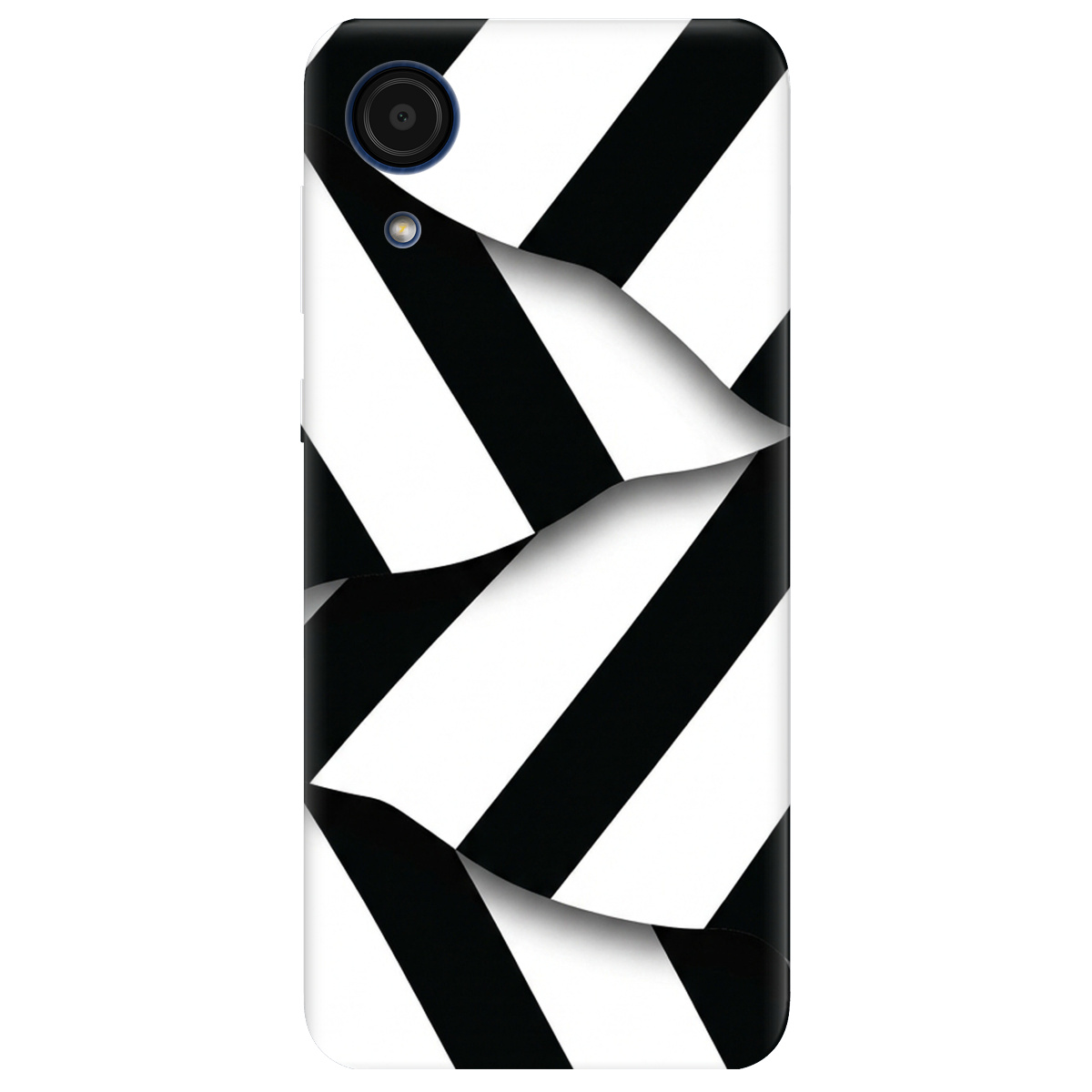 Чохол для Samsung Galaxy А03 Core прозорий LINE BLACK - фото 1 - Чохли для телефонів