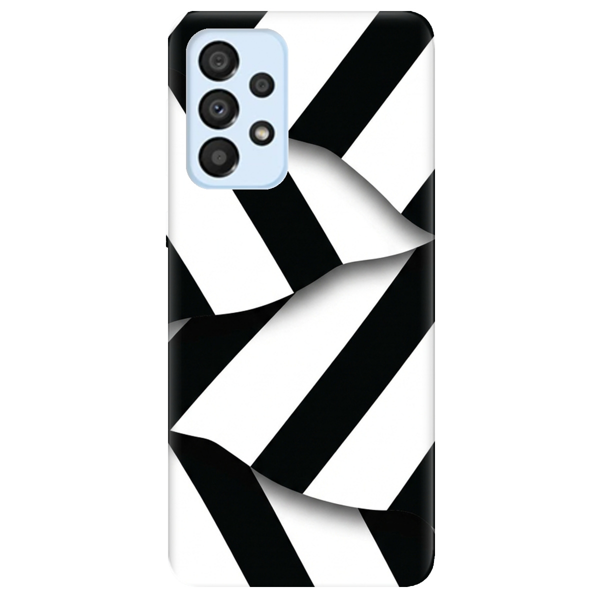 Чохол для Samsung Galaxy A33 прозорий LINE BLACK - фото 1 - Чохли для телефонів