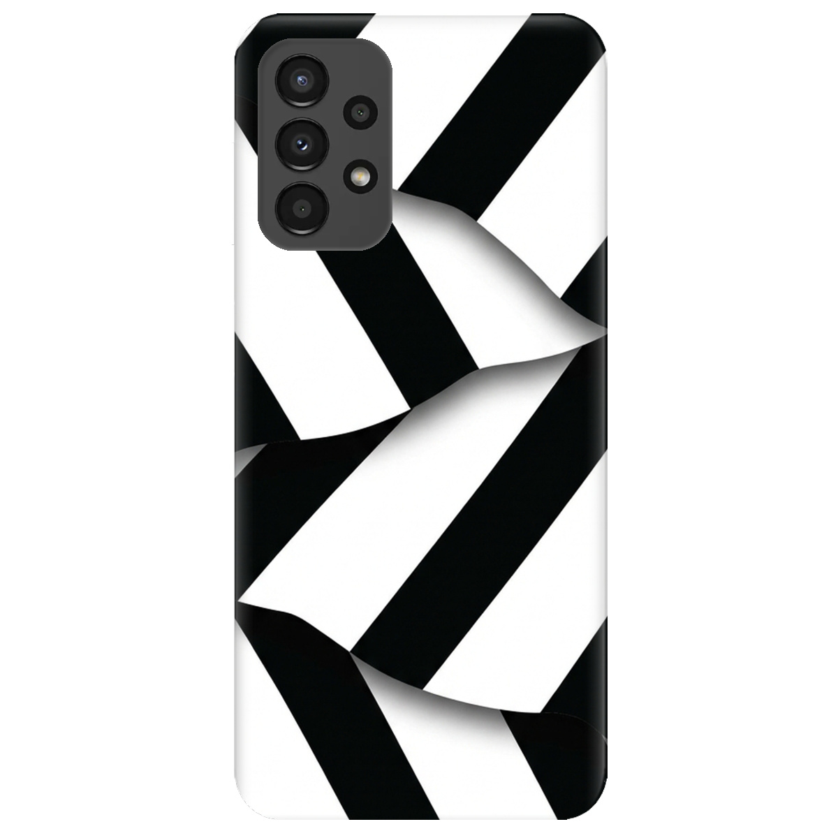 Чохол для Samsung Galaxy A13 4G прозорий LINE BLACK - фото 1 - Чохли для телефонів