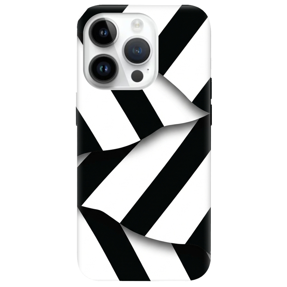 Чохол для Apple iPhone 14 Pro прозорий LINE BLACK - фото 1 - Чохли для телефонів