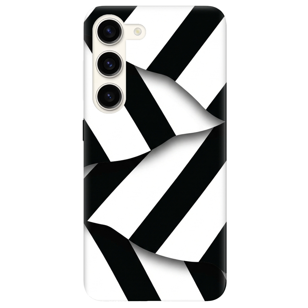 Чохол для Samsung Galaxy S23 Plus прозорий LINE BLACK - фото 1 - Чохли для телефонів