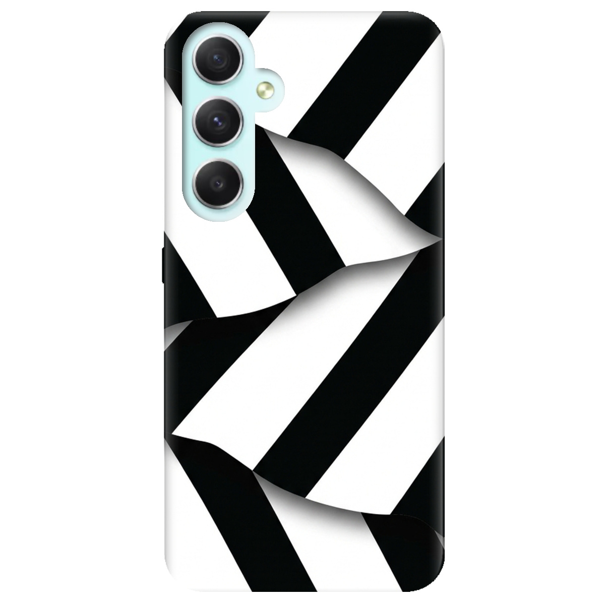 Чохол для Samsung Galaxy A34 прозорий LINE BLACK - фото 1 - Чохли для телефонів