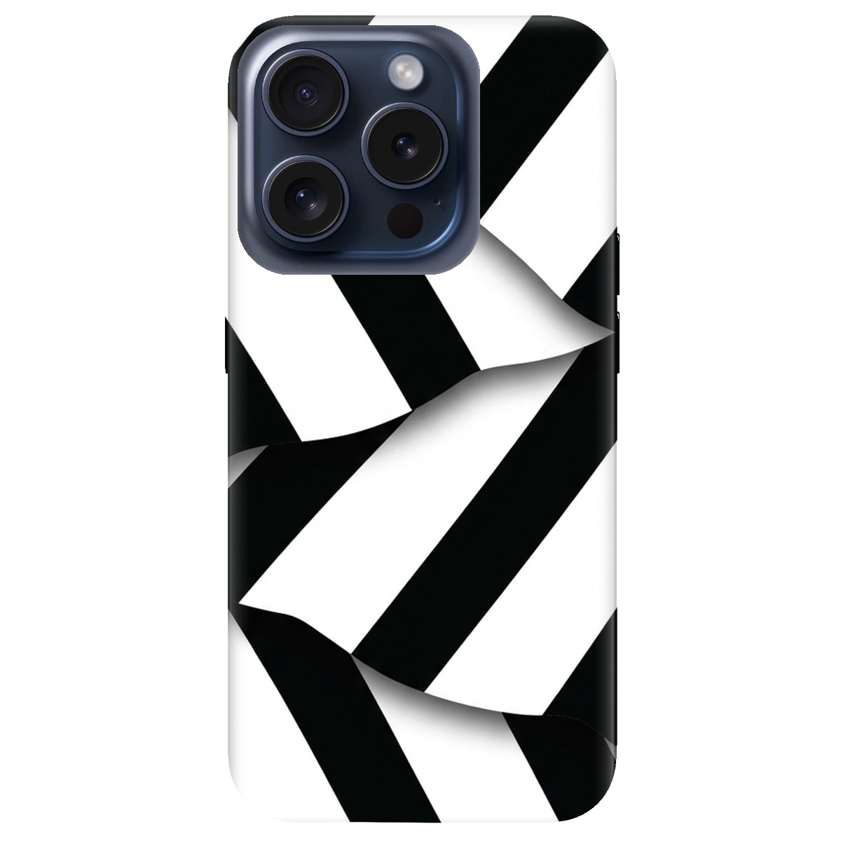 Чохол для Apple iPhone 15 Pro Max прозорий LINE BLACK - фото 1 - Чохли для телефонів