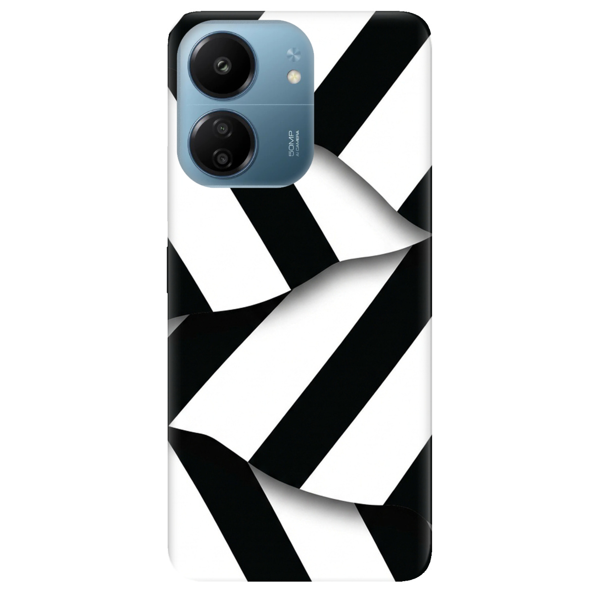 Чохол для Xiaomi Poco C65 прозорий LINE BLACK - фото 1 - Чохли для телефонів