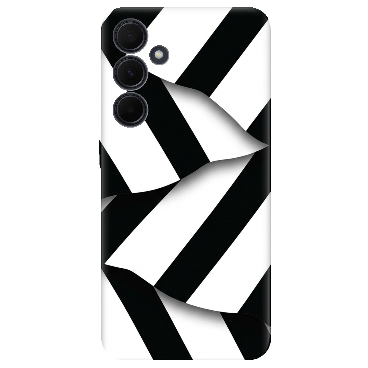 Чехол для Samsung Galaxy A35 прозрачный LINE BLACK - фото 1 - Чехлы для телефонов