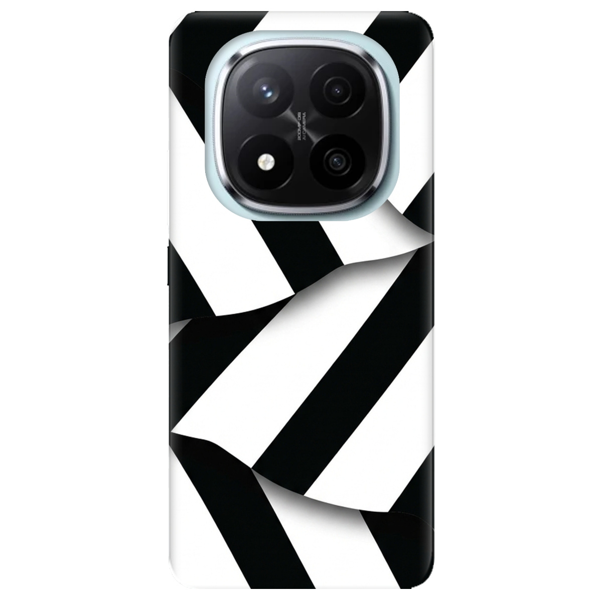 Чехол для Xiaomi Redmi Note 14 Pro + 5G прозрачный LINE BLACK - фото 1 - Чехлы для телефонов