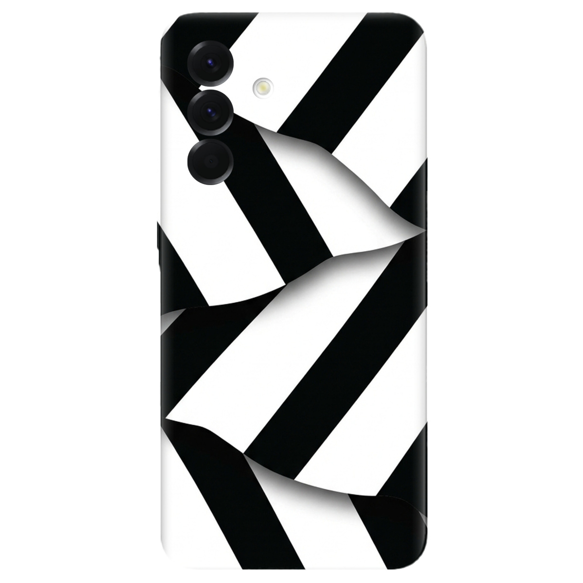 Чехол для Samsung Galaxy A56 5G прозрачный LINE BLACK - фото 1 - Чехлы для телефонов