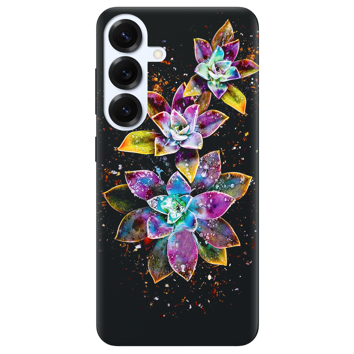 Чохол для Samsung Galaxy S26 прозорий Magical flowers - фото 1 - Чохли для телефонів