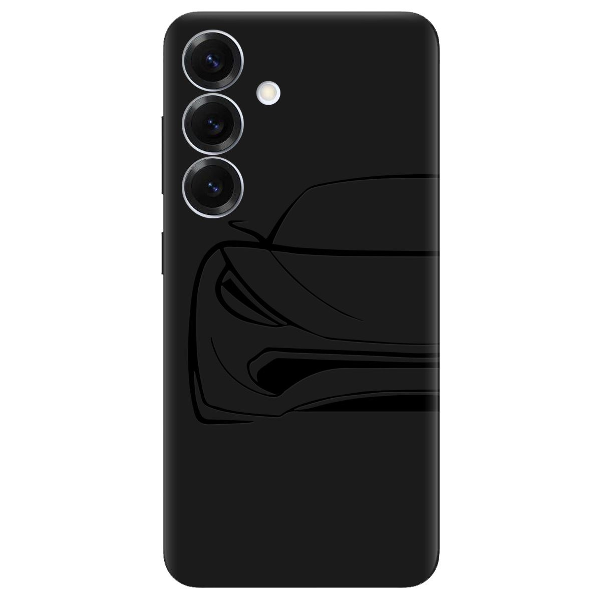 Чохол для Samsung Galaxy S26 чорний матовий soft touch Sport Car - фото 1 - Чохли для телефонів