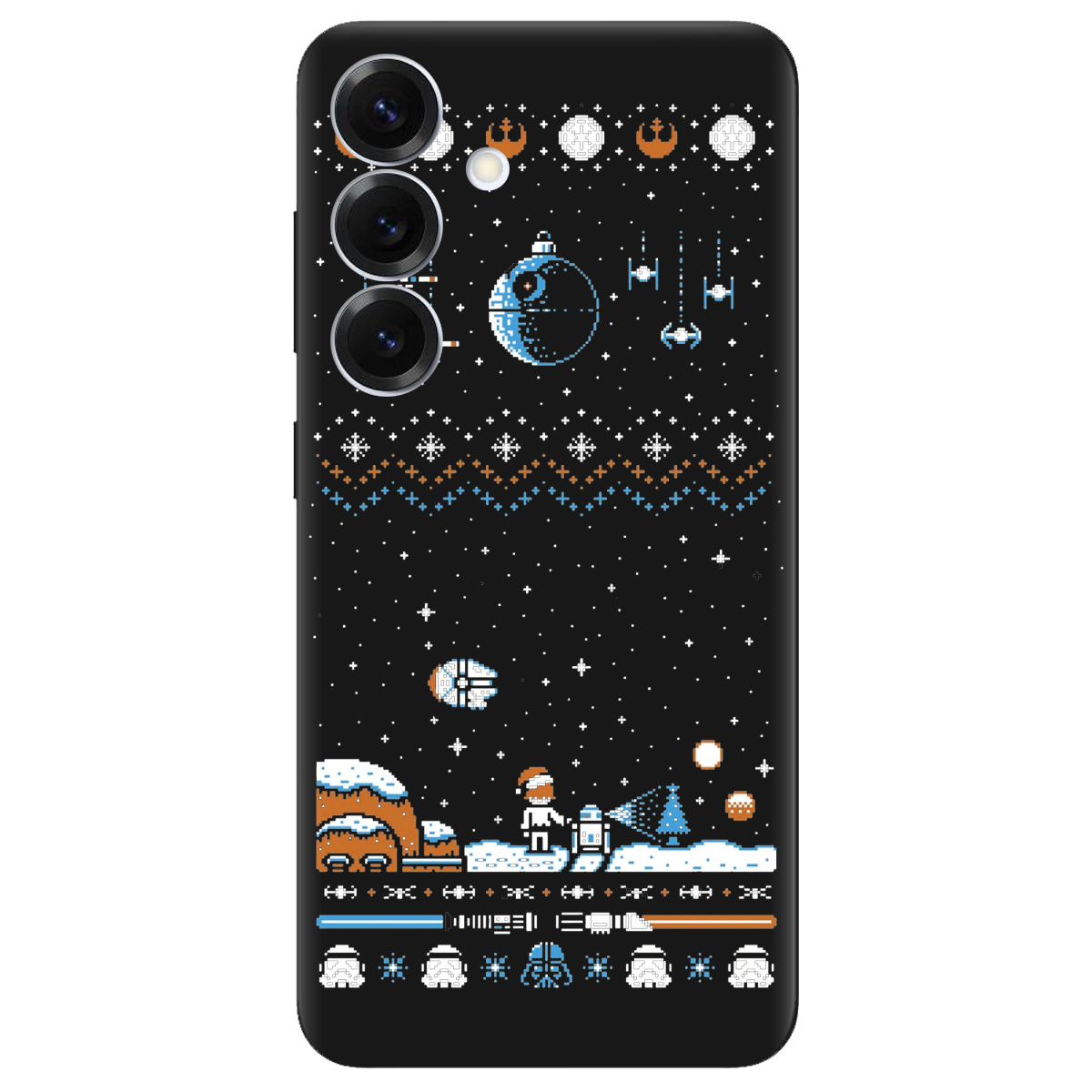 Чохол для Samsung Galaxy S26 чорний матовий soft touch Star wars - фото 1 - Чохли для телефонів