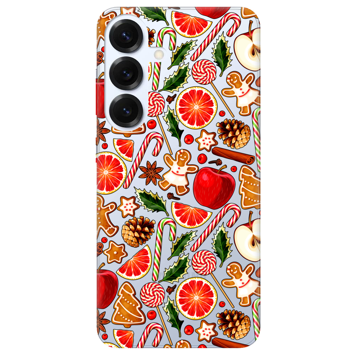 Чохол для Samsung Galaxy S26 прозорий Christmas spices - фото 1 - Чохли для телефонів