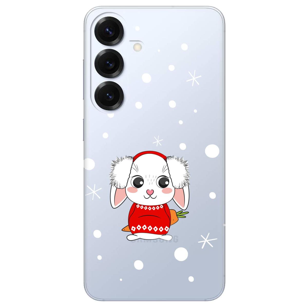 Чехол для Samsung Galaxy S26 прозрачный My bunny - фото 1 - Чехлы для телефонов