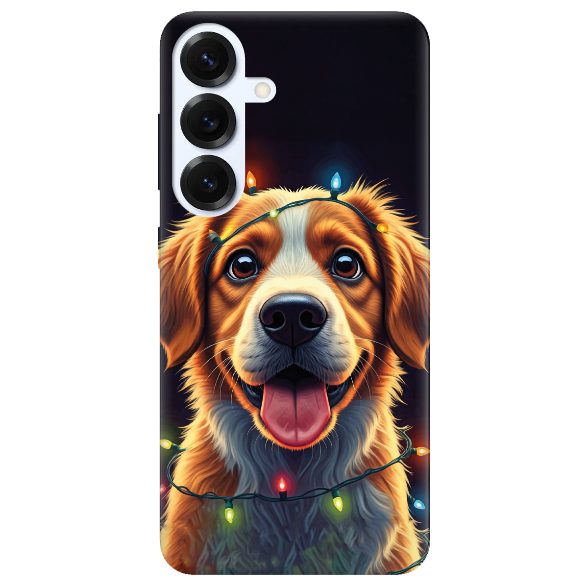 Чохол для Samsung Galaxy S26 прозорий Festive Pup - фото 1 - Чохли для телефонів