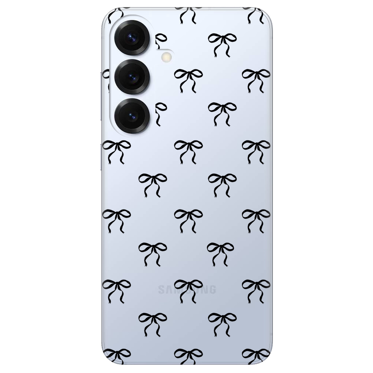 Чехол для Samsung Galaxy S26 прозрачный Bow - фото 1 - Чехлы для телефонов