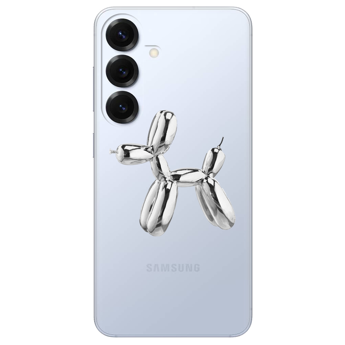 Чохол для Samsung Galaxy S26 прозорий Silver balloon - фото 1 - Чохли для телефонів