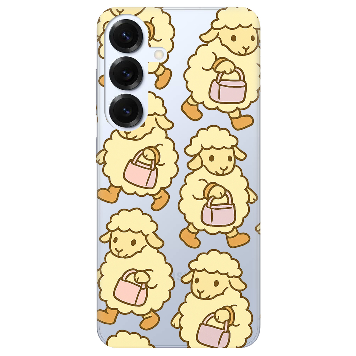 Чехол для Samsung Galaxy S26 прозрачный Барашки - фото 1 - Чехлы для телефонов