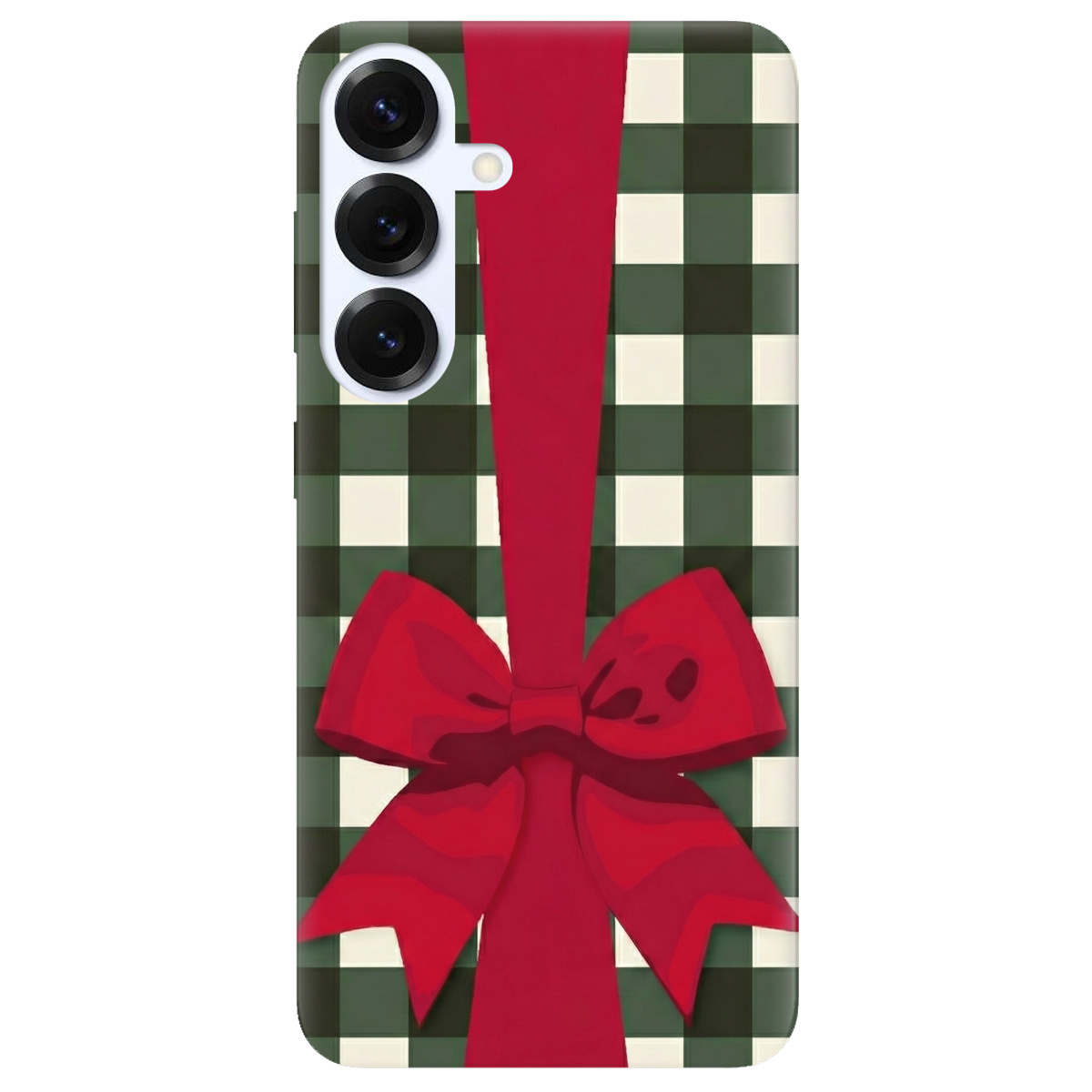 Чохол для Samsung Galaxy S26 прозорий Святковий бант - фото 1 - Чохли для телефонів