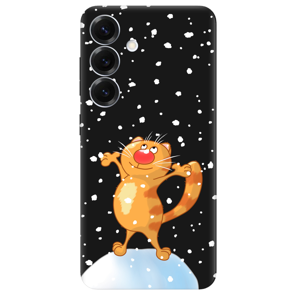 Чохол для Samsung Galaxy S26 Pro чорний матовий soft touch Be Happy - фото 1 - Чохли для телефонів