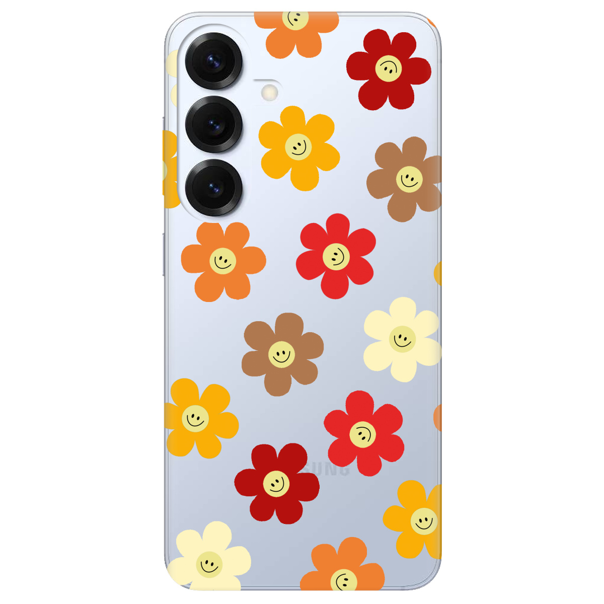 Чохол для Samsung Galaxy S26 Pro прозорий Smiley Garden - фото 1 - Чохли для телефонів