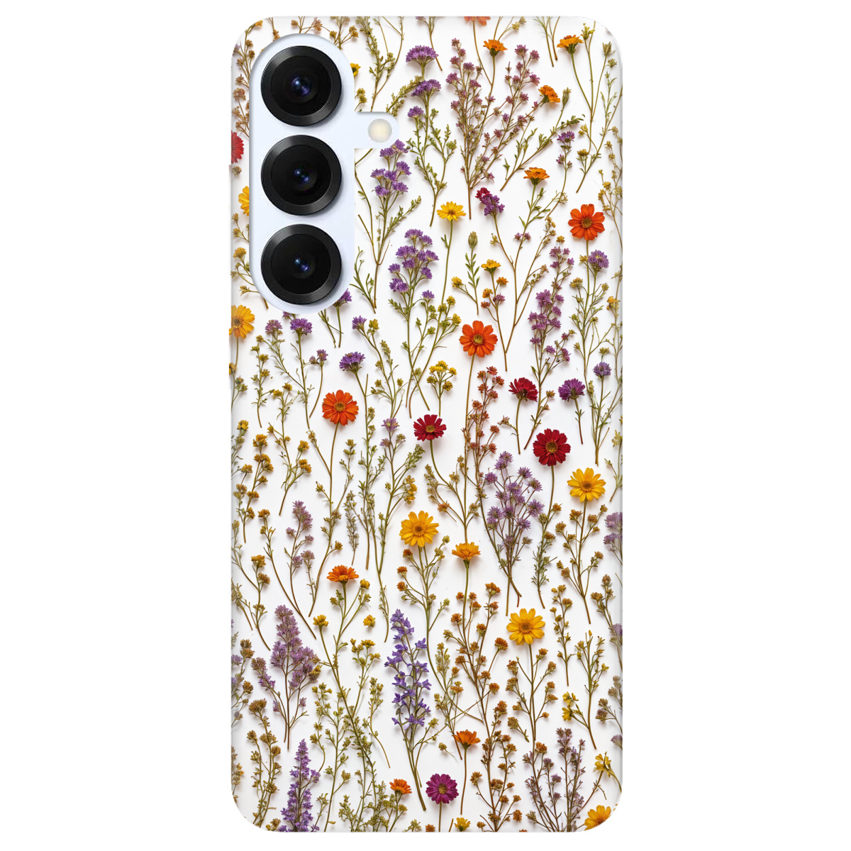 Чехол для Samsung Galaxy S26 Pro прозрачный Квіткова галявина - фото 1 - Чехлы для телефонов