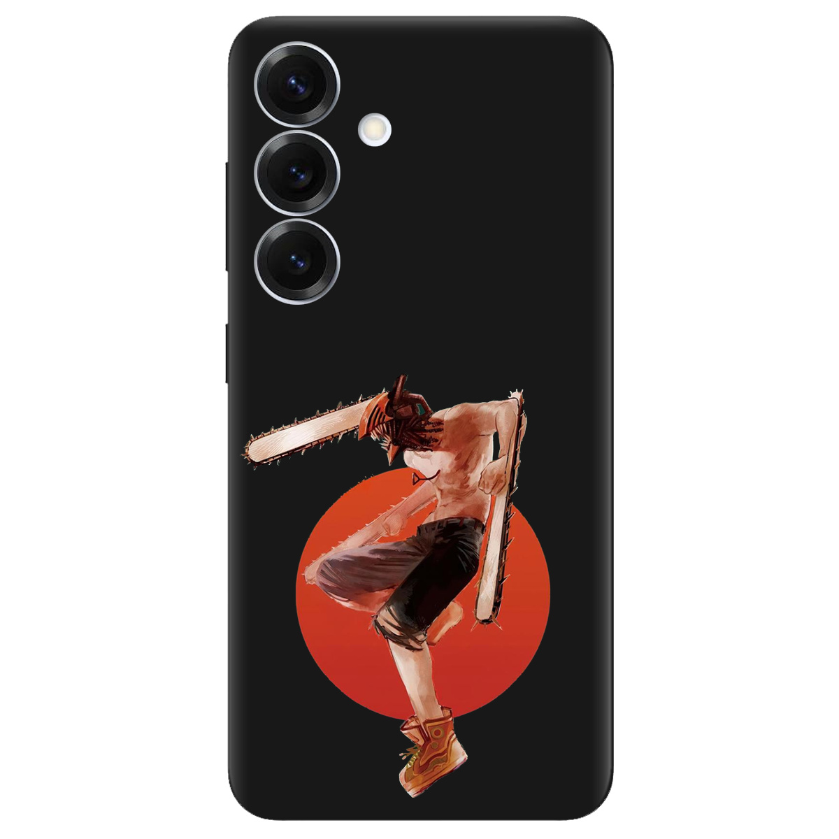 Чехол для Samsung Galaxy S26 Pro черный матовый soft touch Денджі - фото 1 - Чехлы для телефонов