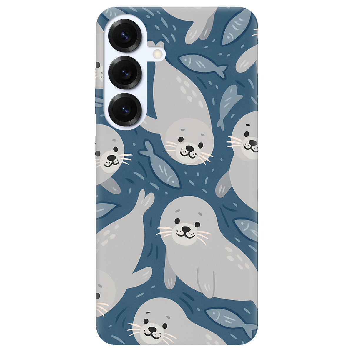 Чохол для Samsung Galaxy S26 Pro прозорий Морські котики - фото 1 - Чохли для телефонів