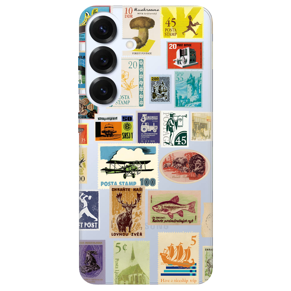 Чохол для Samsung Galaxy S26 Pro прозорий Поштова класика - фото 1 - Чохли для телефонів