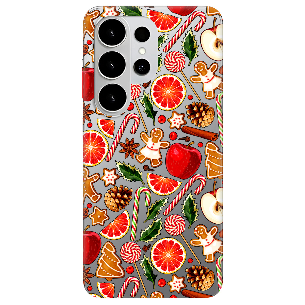 Чохол для Samsung Galaxy S26 Ultra прозорий Christmas spices - фото 1 - Чохли для телефонів