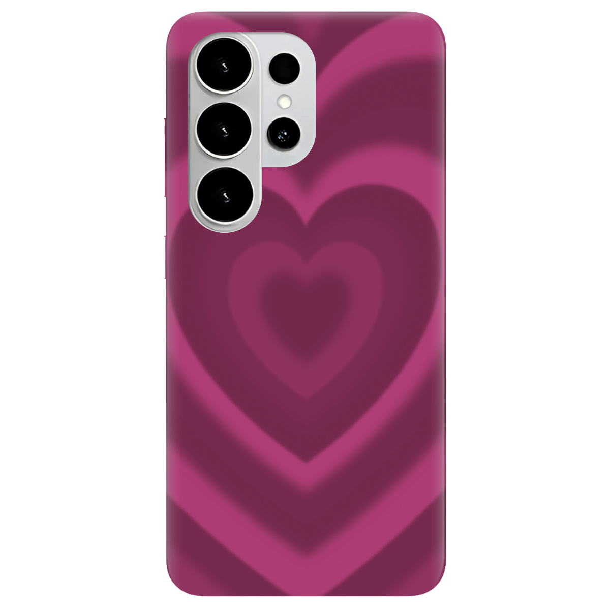 Чохол для Samsung Galaxy S26 Ultra прозорий Pink Heart - фото 1 - Чохли для телефонів