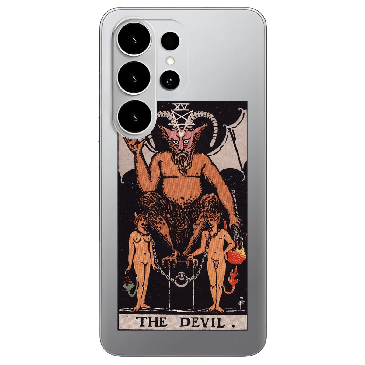 Чехол для Samsung Galaxy S26 Ultra прозрачный The Devil - фото 1 - Чехлы для телефонов