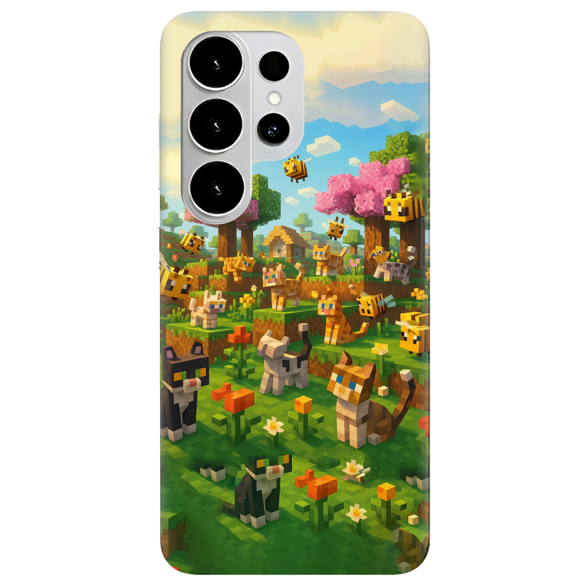 Чохол для Samsung Galaxy S26 Ultra прозорий Піксельні герої - фото 1 - Чохли для телефонів