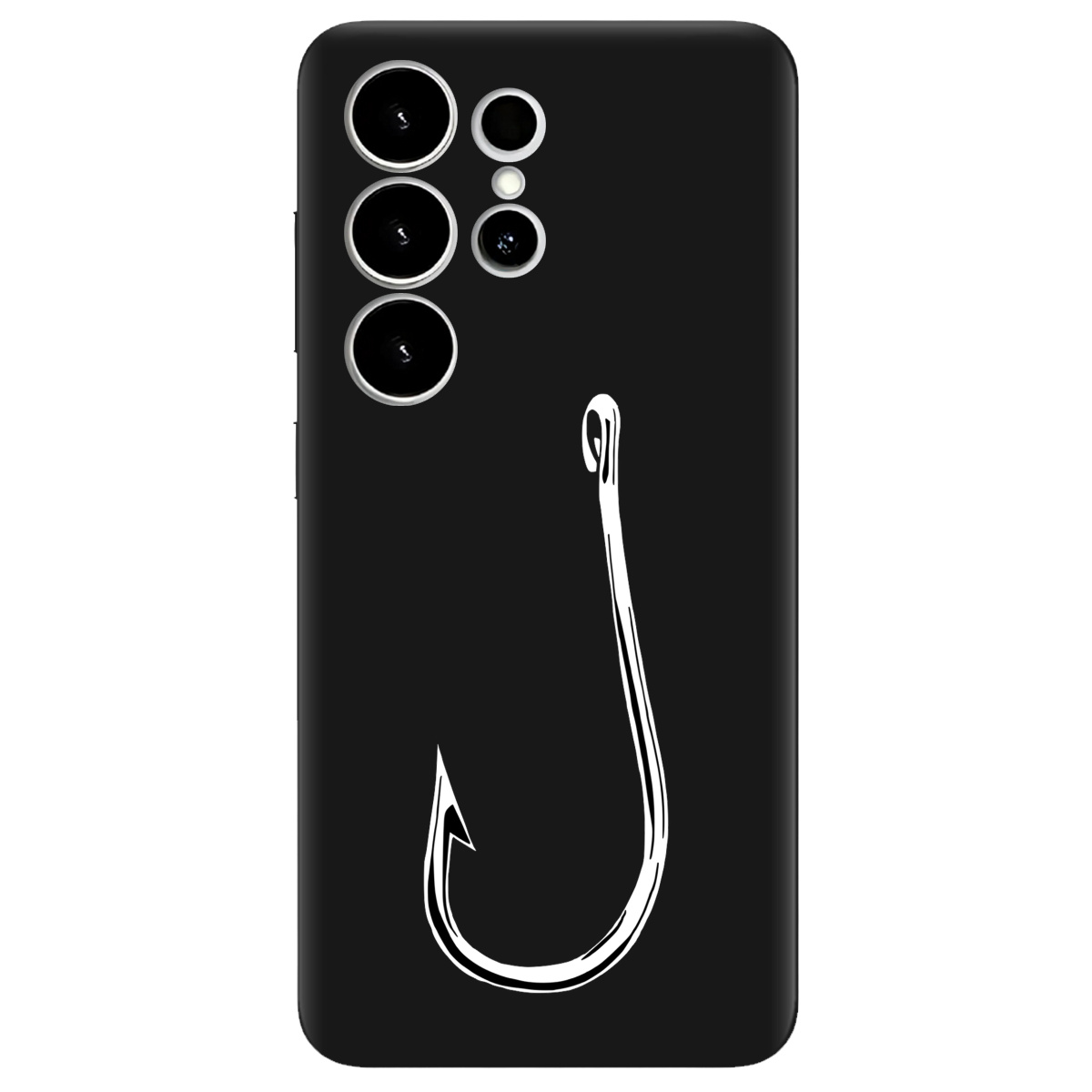 Чехол для Samsung Galaxy S26 Ultra черный матовый soft touch Щасливий гачок - фото 1 - Чехлы для телефонов