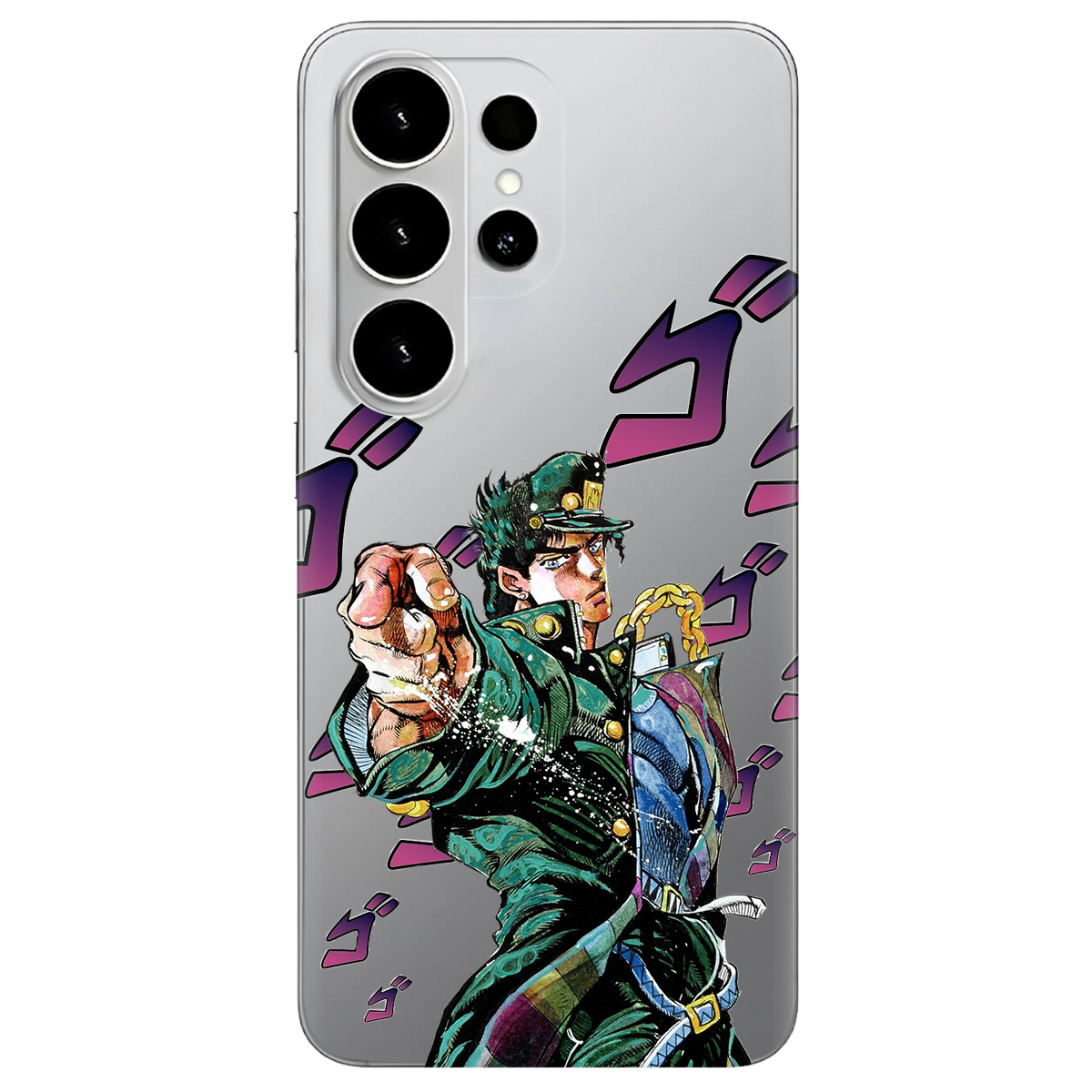 Чехол для Samsung Galaxy S26 Ultra прозрачный Джоджо - фото 1 - Чехлы для телефонов