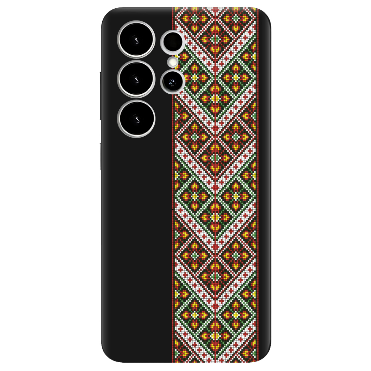 Чохол для Samsung Galaxy S26 Ultra чорний матовий soft touch Карпатський оберіг - фото 1 - Чохли для телефонів