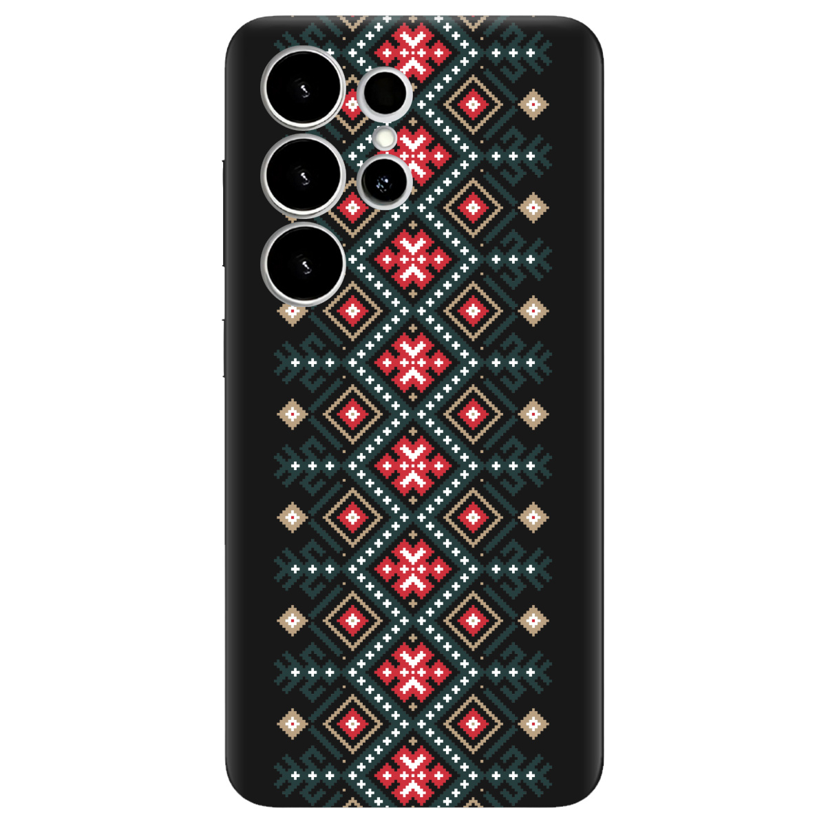 Чохол для Samsung Galaxy S26 Ultra чорний матовий soft touch Стежка предків - фото 1 - Чохли для телефонів