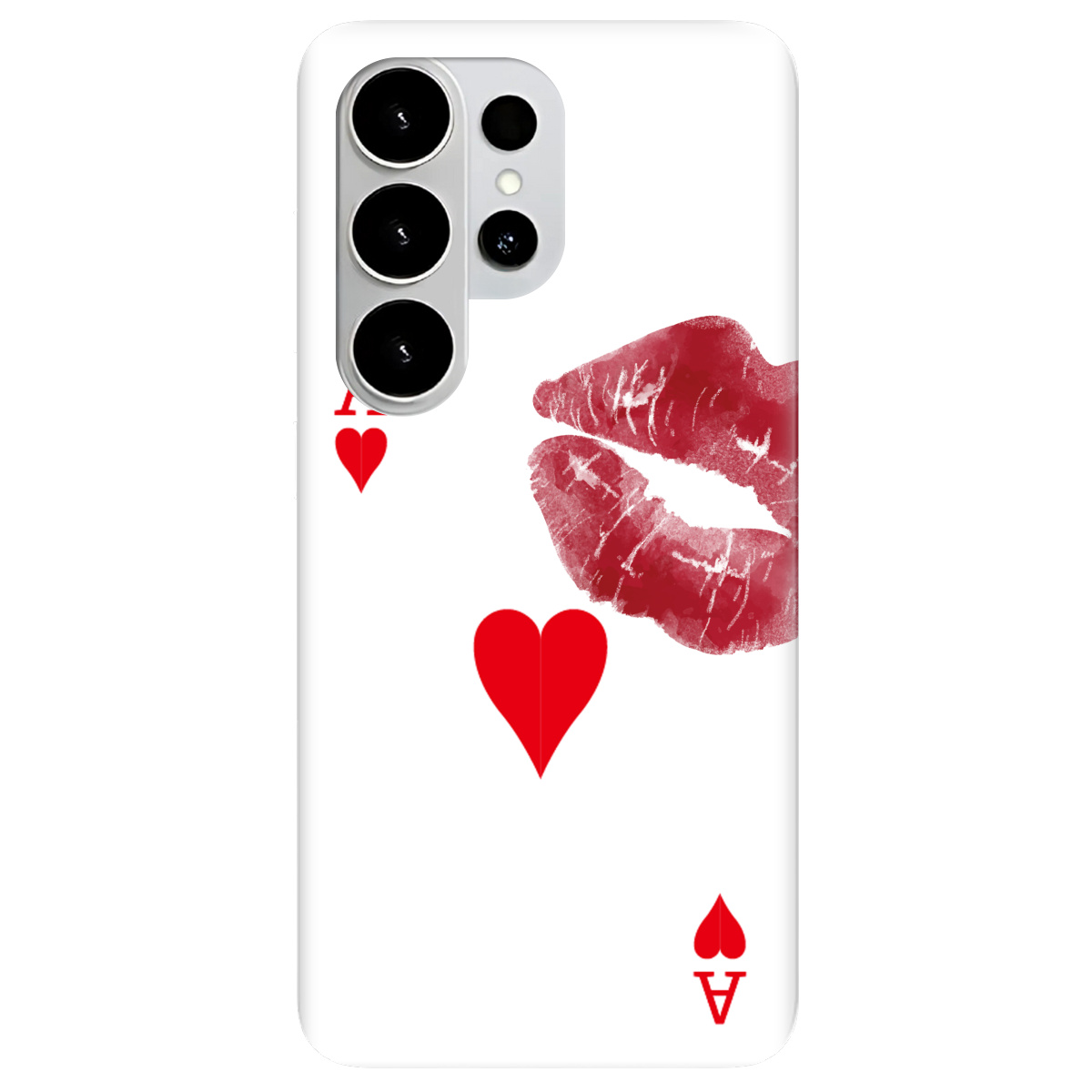 Чохол для Samsung Galaxy S26 Ultra прозорий Червовий поцілунок - фото 1 - Чохли для телефонів