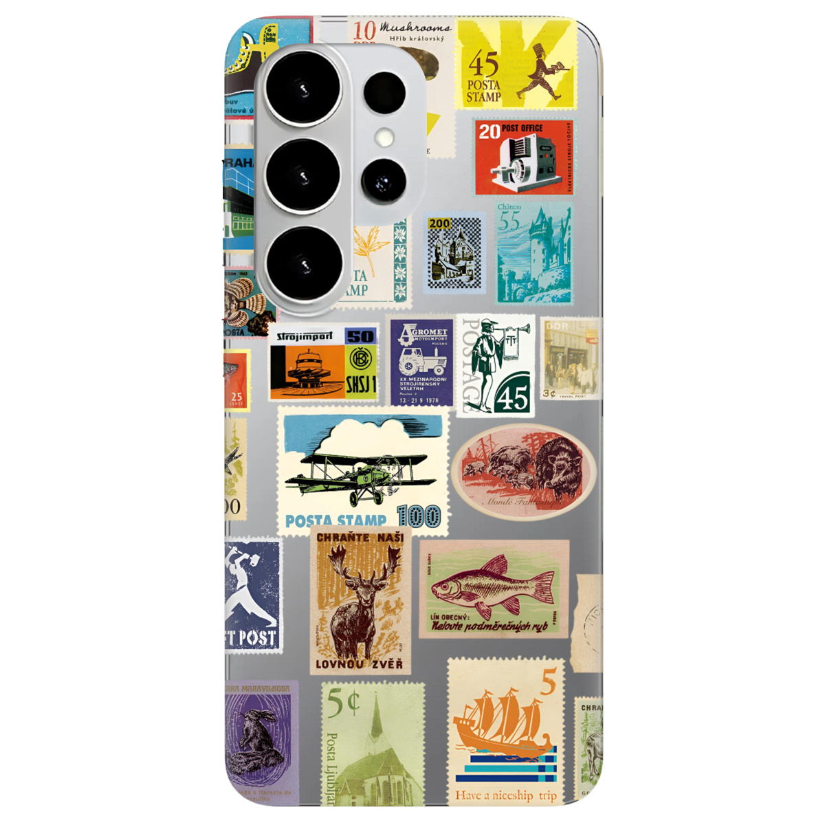 Чохол для Samsung Galaxy S26 Ultra прозорий Поштова класика - фото 1 - Чохли для телефонів