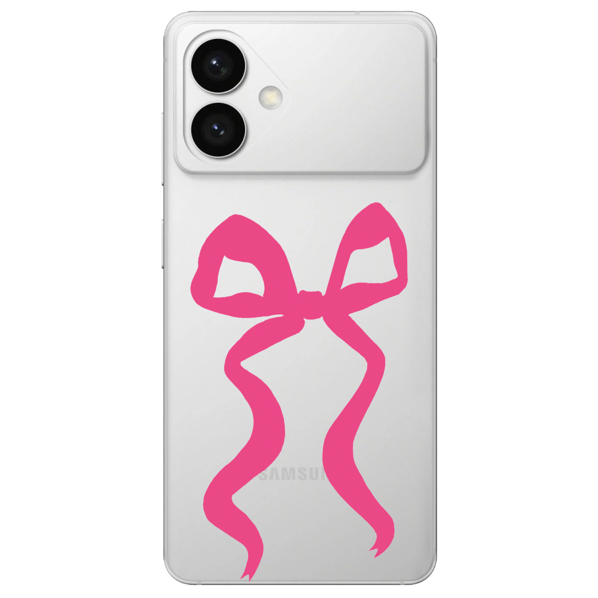 Чехол для Samsung Galaxy S26 Plus прозрачный Blush Knot - фото 1 - Чехлы для телефонов