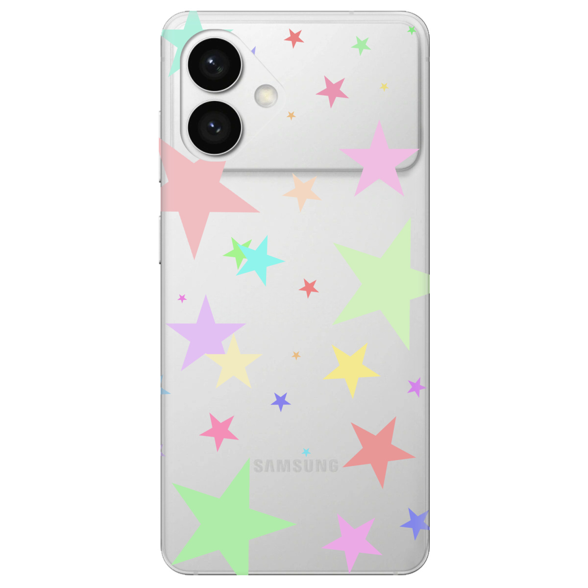 Чохол для Samsung Galaxy S26 Plus прозорий Яскраві зірки - фото 1 - Чохли для телефонів