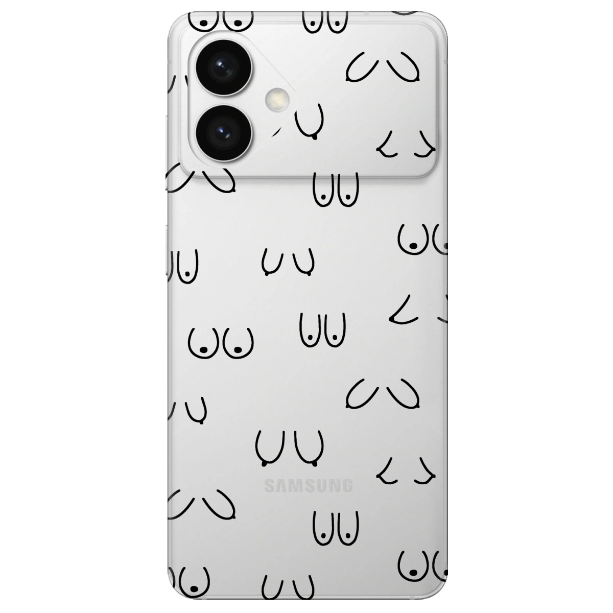 Чохол для Samsung Galaxy S26 Plus прозорий Лінія тіла - фото 1 - Чохли для телефонів