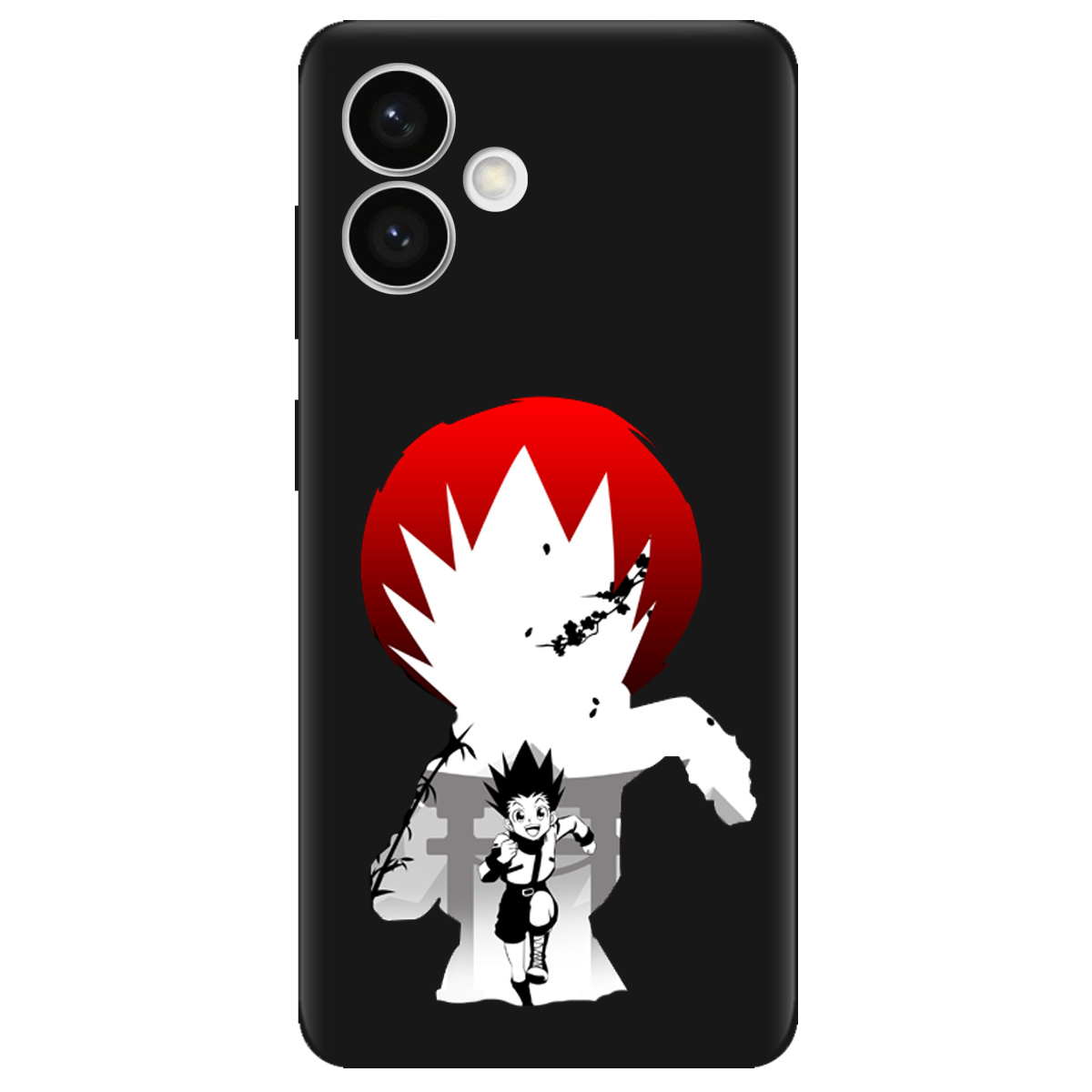 Чехол для Samsung Galaxy S26 Plus черный матовый soft touch Гон - фото 1 - Чехлы для телефонов