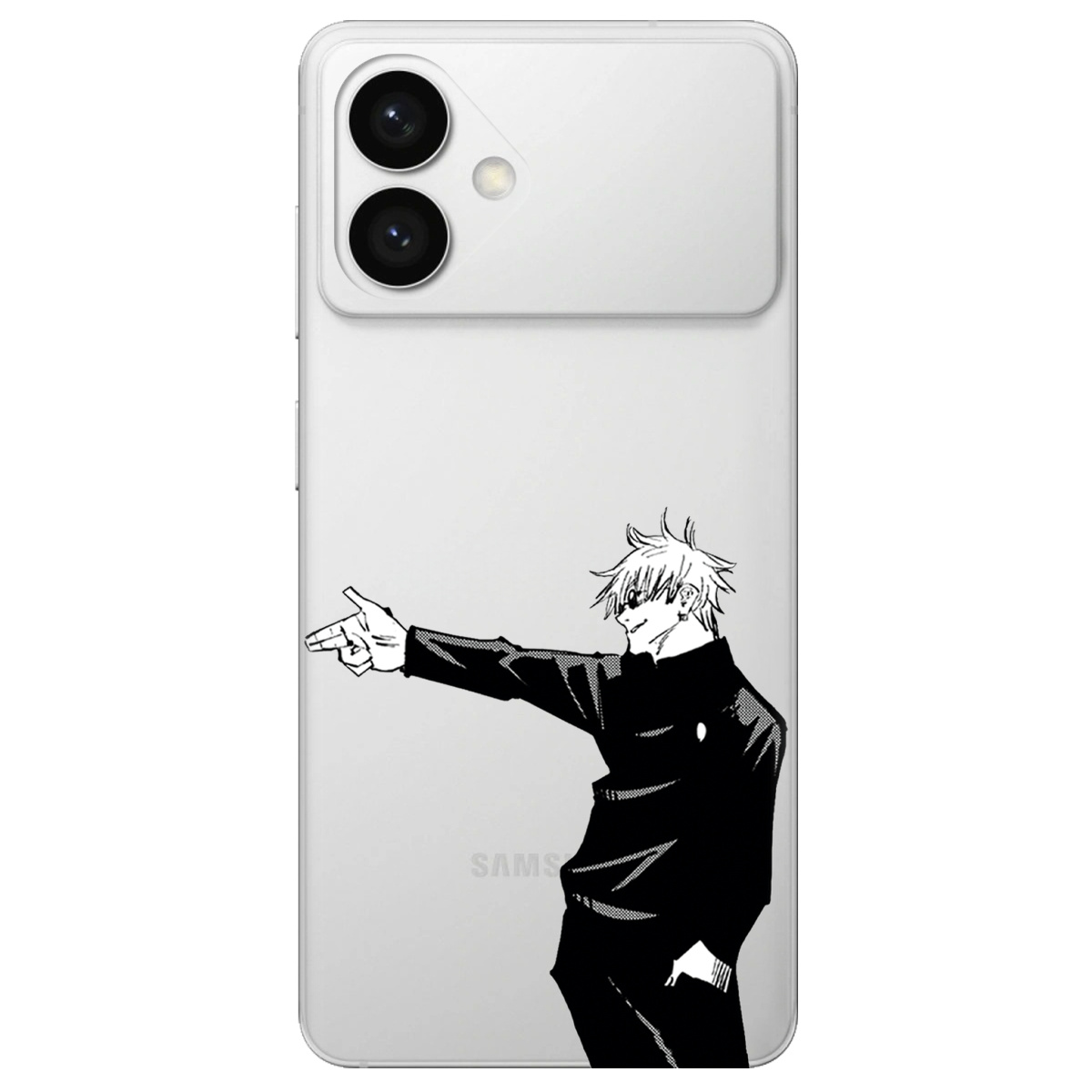 Чехол для Samsung Galaxy S26 Plus прозрачный Годжо Сатору - фото 1 - Чехлы для телефонов