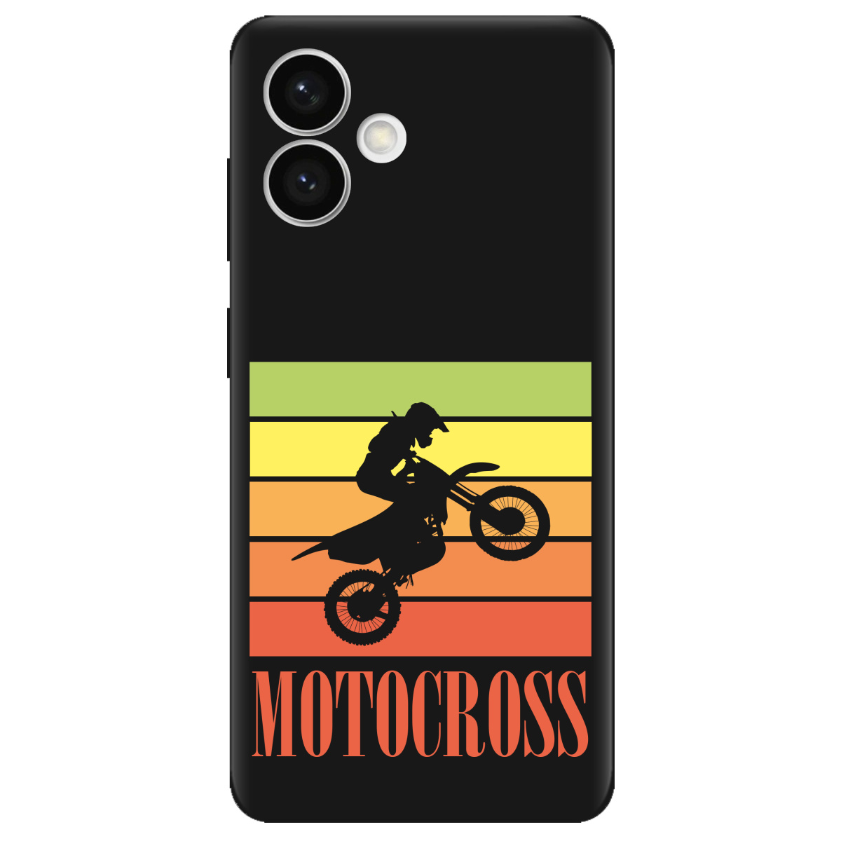 Чехол для Samsung Galaxy S26 Plus черный матовый soft touch Motocross - фото 1 - Чехлы для телефонов