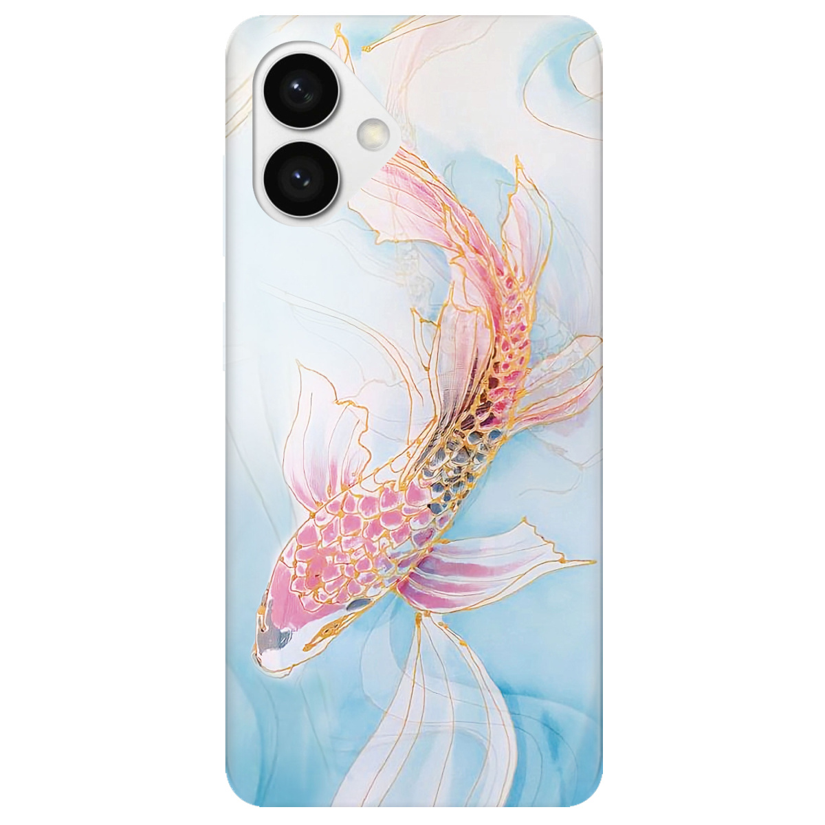 Чехол для Samsung Galaxy S26 Edge Edge прозрачный Art fish - фото 1 - Чехлы для телефонов