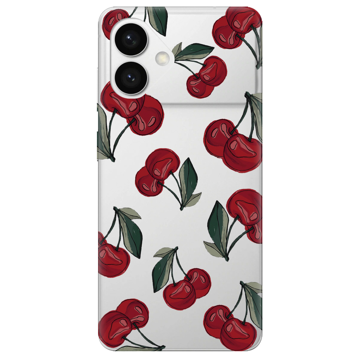 Чехол для Samsung Galaxy S26 Edge Edge прозрачный Berry Bright - фото 1 - Чехлы для телефонов