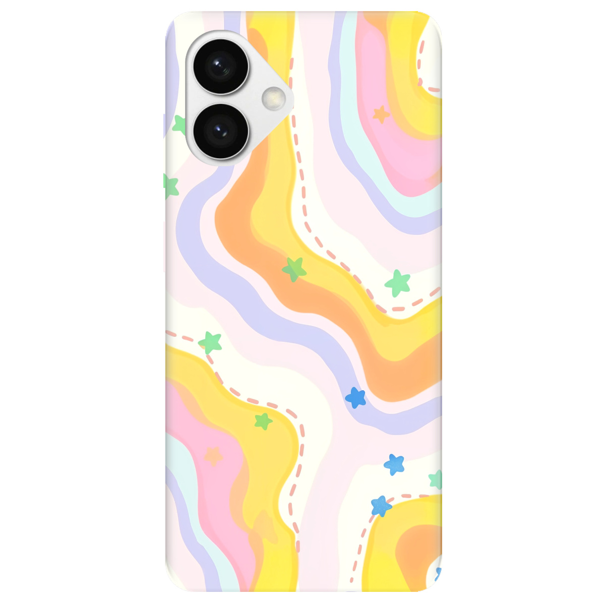 Чохол для Samsung S26 Edge прозорий Candy Clouds - фото 1 - Чохли для телефонів