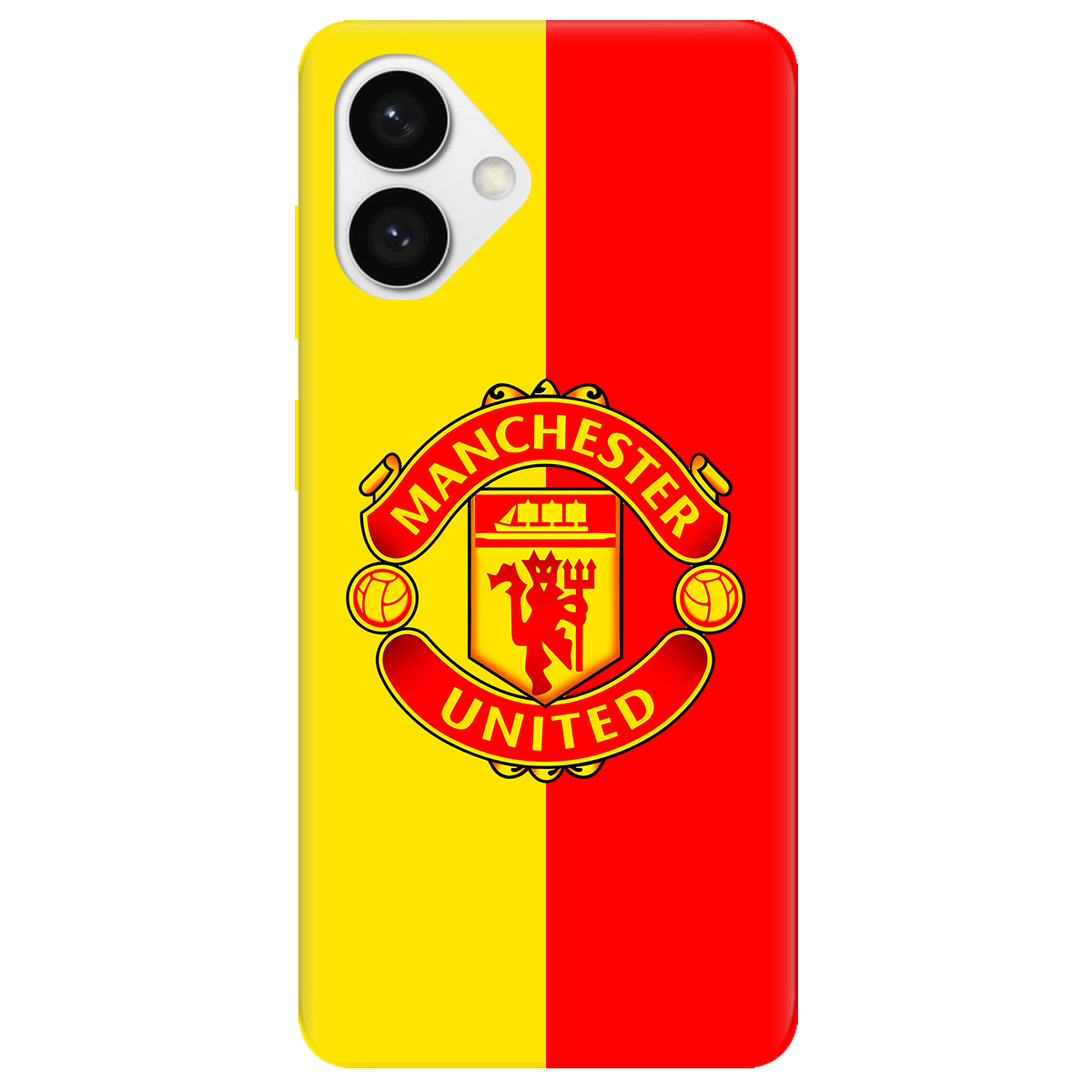 Чохол для Samsung S26 Edge прозорий Manchester United - фото 1 - Чохли для телефонів