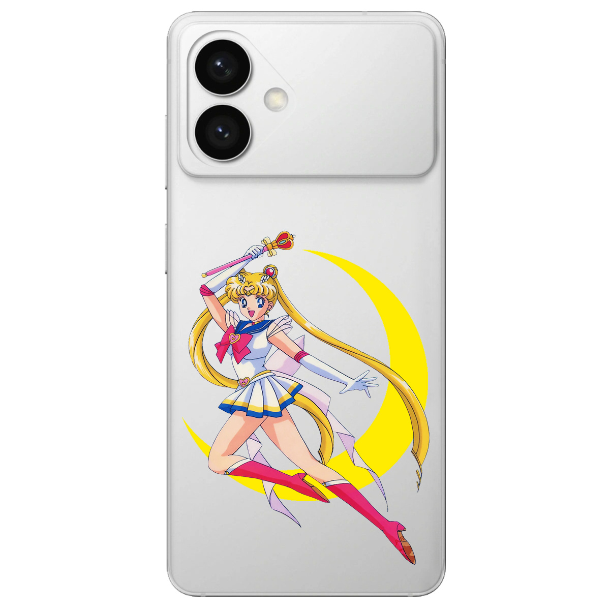 Чохол для Samsung S26 Edge прозорий Сейлор Мун - фото 1 - Чохли для телефонів